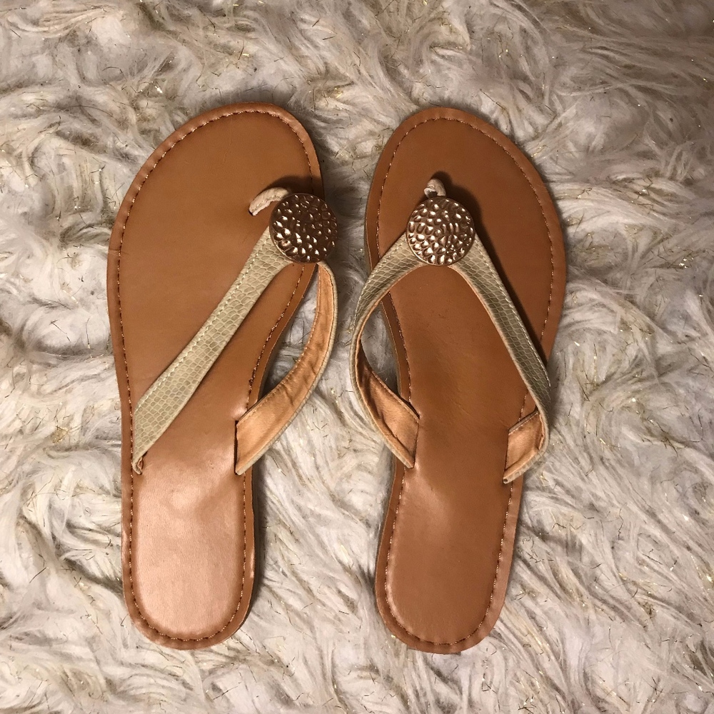 Gold Sandals